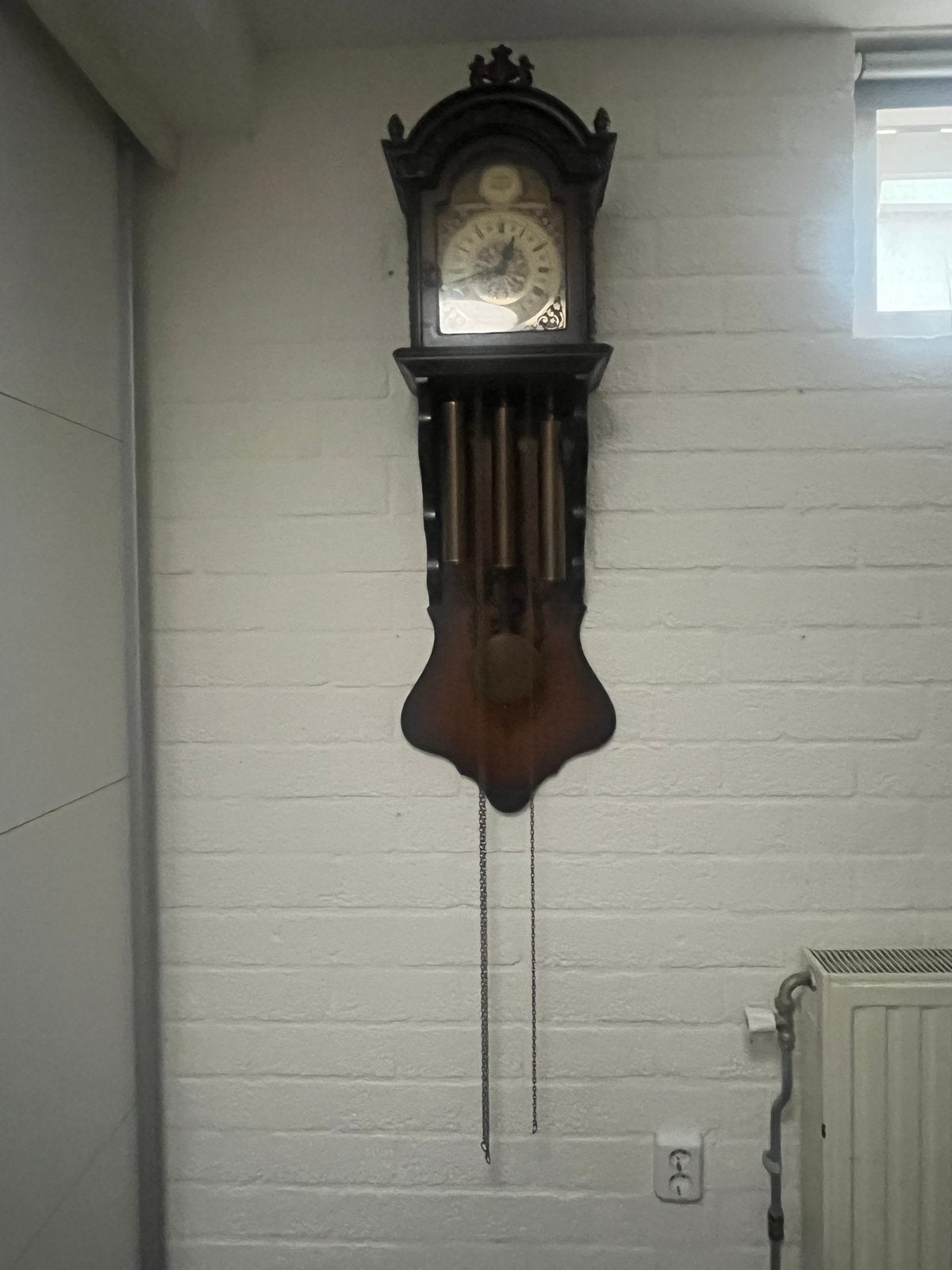 Antieke Tempus Fugit Staande Klok - Klassiek Design, Antiek en Kunst, Ophalen