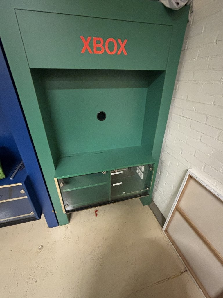 spellen tv game meubel, Hobby en Vrije tijd, Ophalen, Gebruikt
