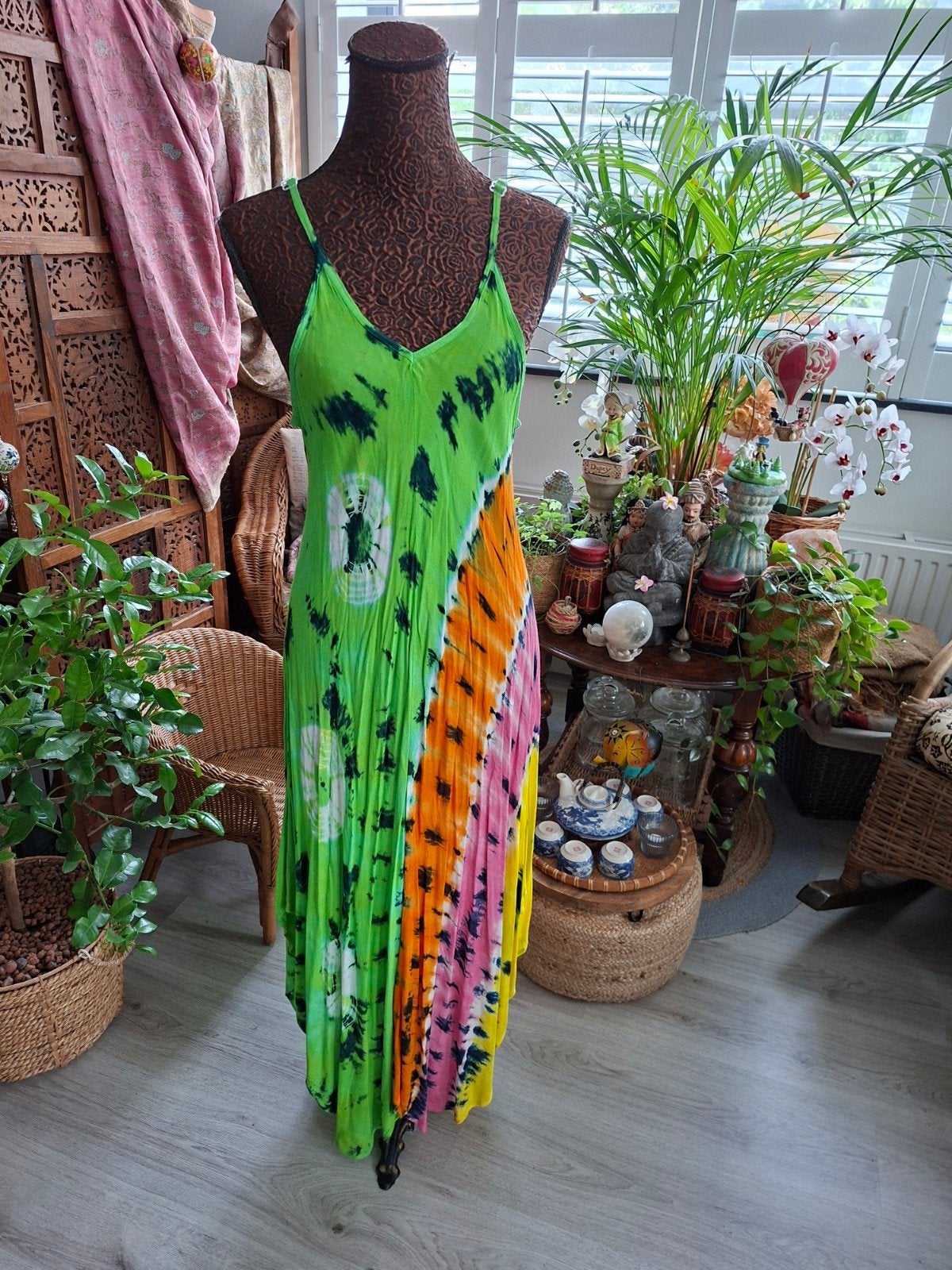 Nieuw!IBIZA/Superleuk&Heerlijk zomer/strandjurkje M&L, Ophalen of Verzenden, Nieuw, Onder de knie