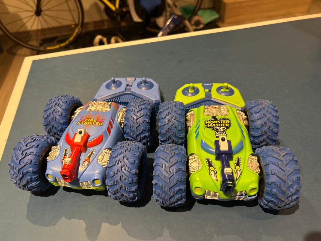 Gear2play laser auto’s, Ophalen, Gebruikt, Afstandsbediening