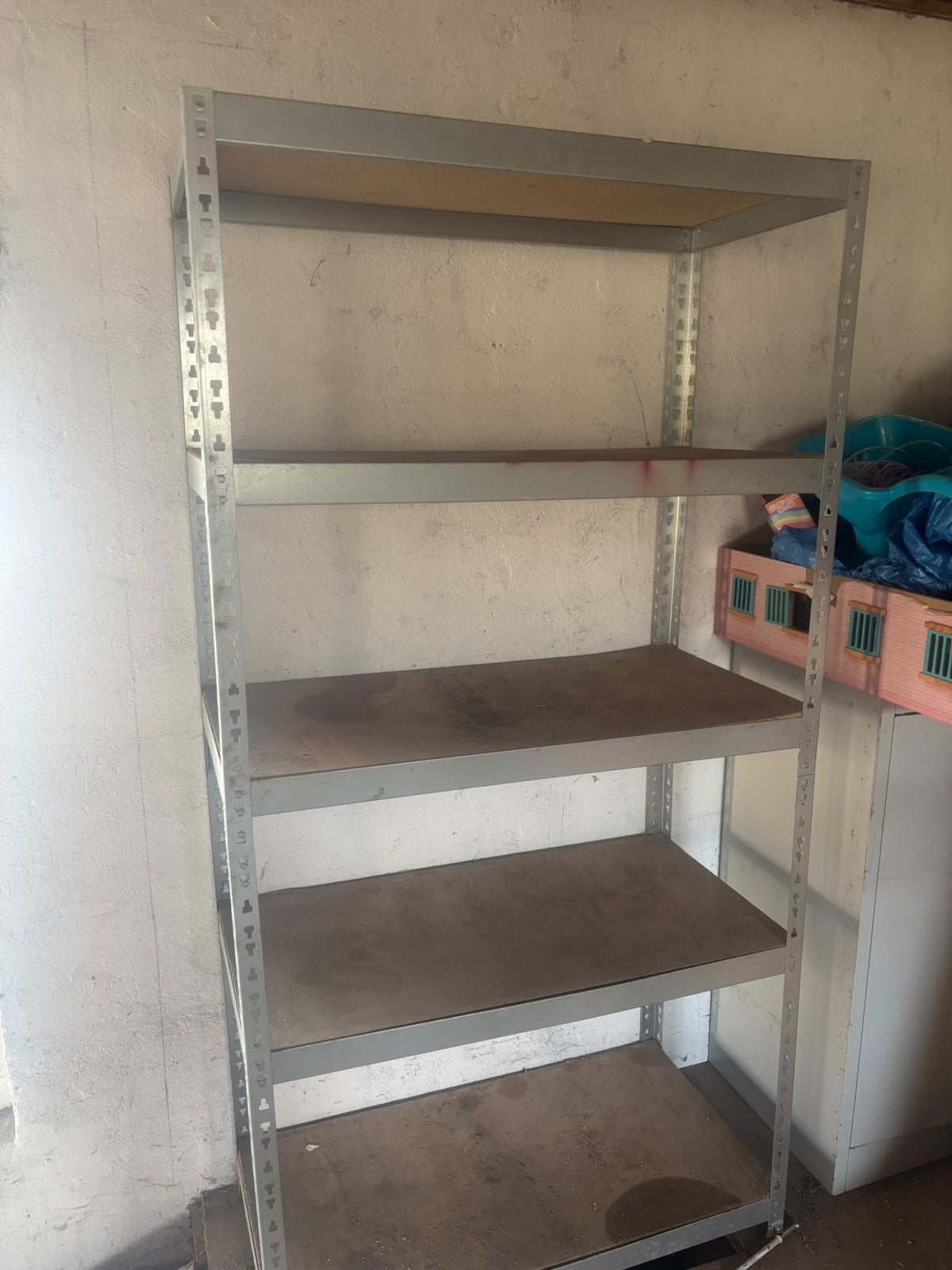 Stevige stellingkast voor schuur of garage, Ophalen, Gebruikt