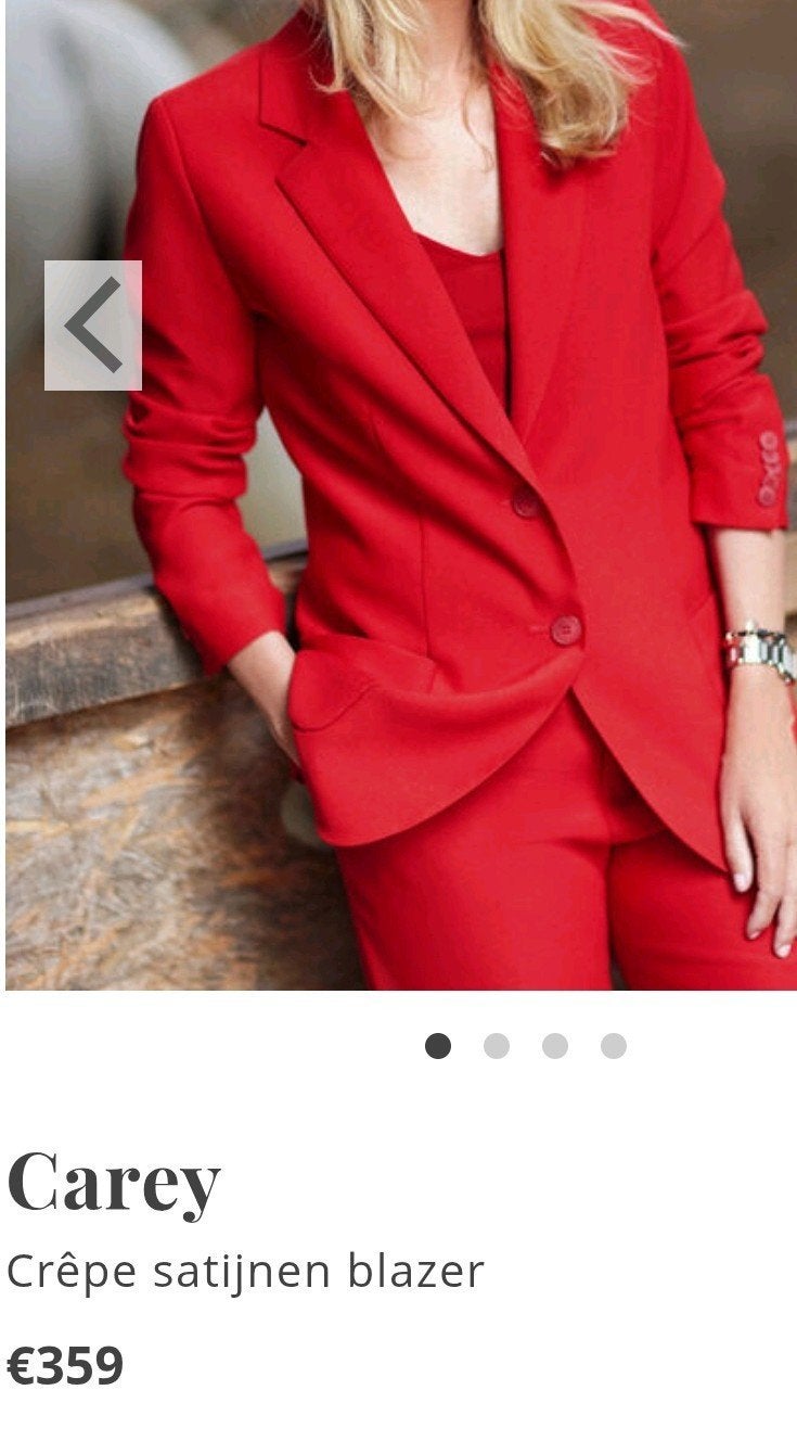 Prachtige blazer jasje ladress la dress mt xl Carey, Verzenden, Maat 46/48 (XL) of groter, Zo goed als nieuw, Jasje