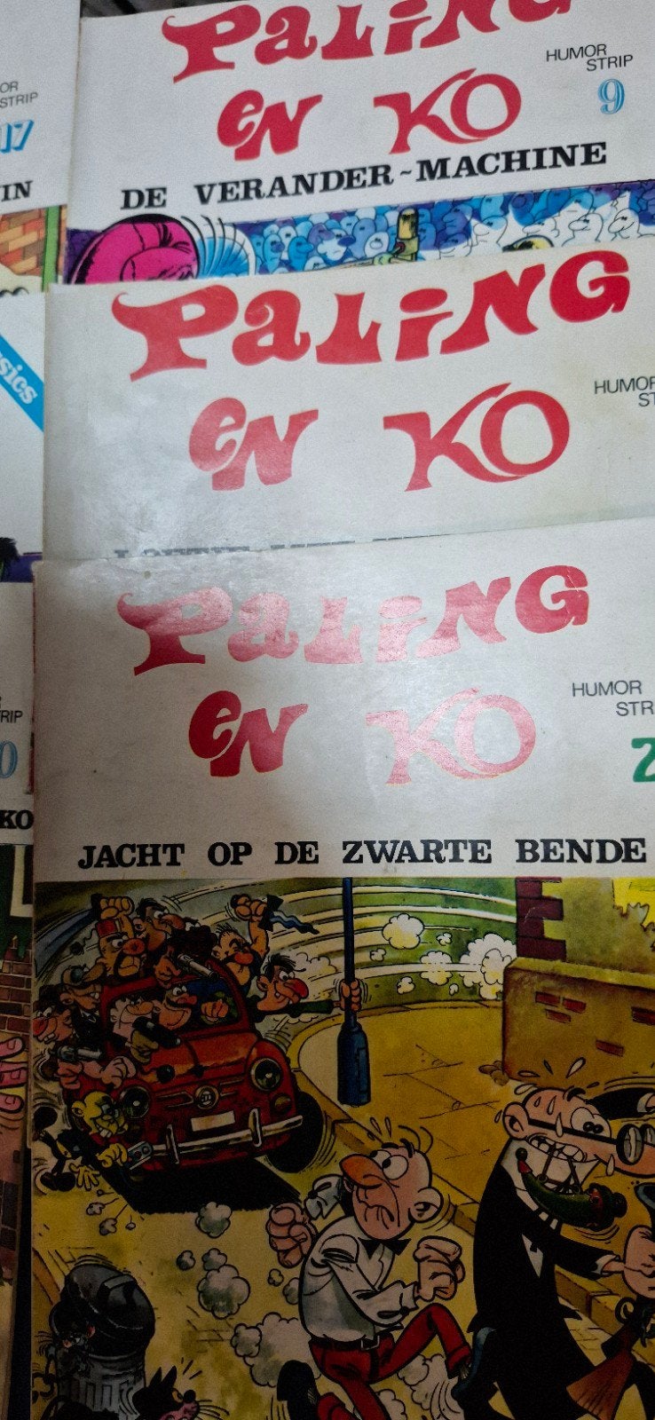 Paling en Ko - Nummers 2, 7, 9, 10, 17, 22, Meerdere stripboeken, Ophalen of Verzenden, Gelezen, Francisco Ibáñez