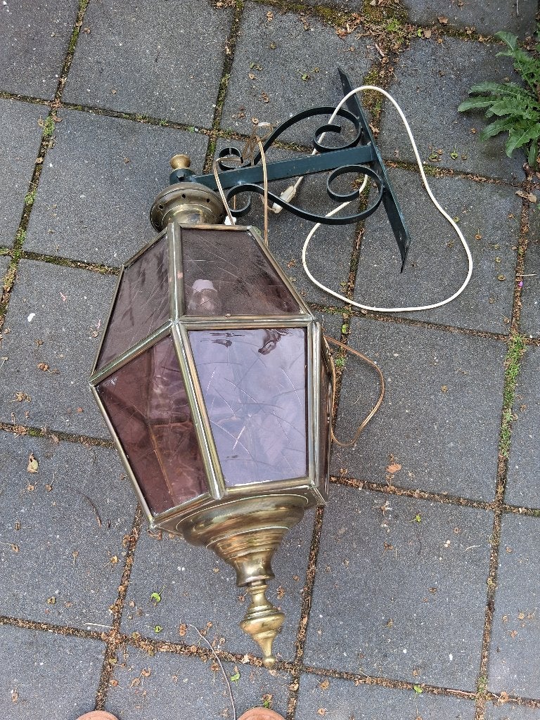 antieke lantaarn, Antiek en Kunst, Antiek | Lampen, Ophalen of Verzenden