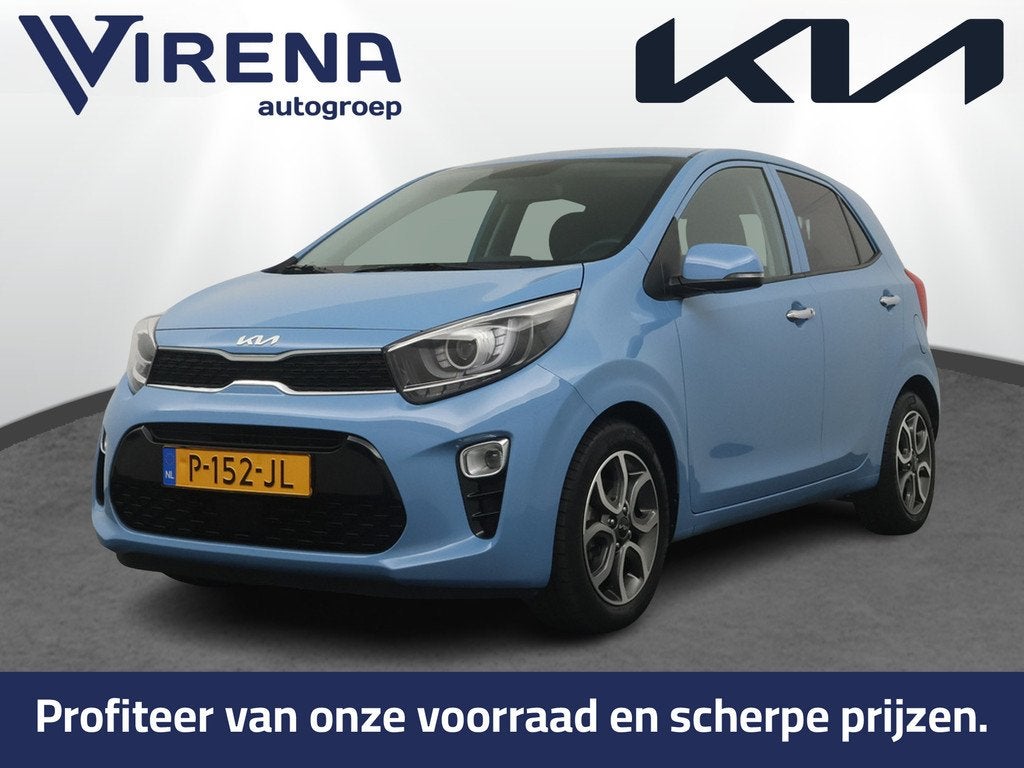 Kia Picanto 1.0 DPi DynamicPlusLine - Camera - Cruise contro, Auto's, Kia, Voorwielaandrijving, 12 maanden, Stof, Gebruikt