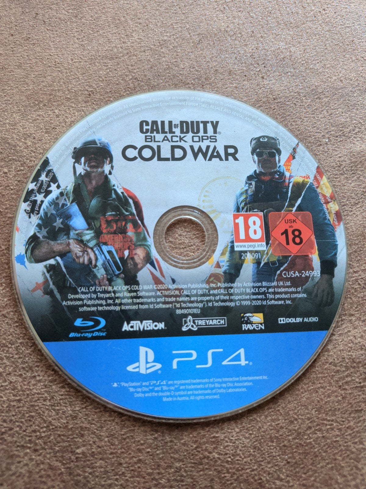 Call of Duty Black Ops Cold War PS4 (beschadigde schijf), Spelcomputers en Games, Games | Sony PlayStation 4, Online, Vanaf 18 jaar