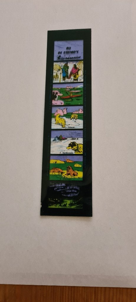 8317 vintage filmstrip voor een toverlantaarn uit jaren 60, Verzamelen, Verzenden, Overige typen
