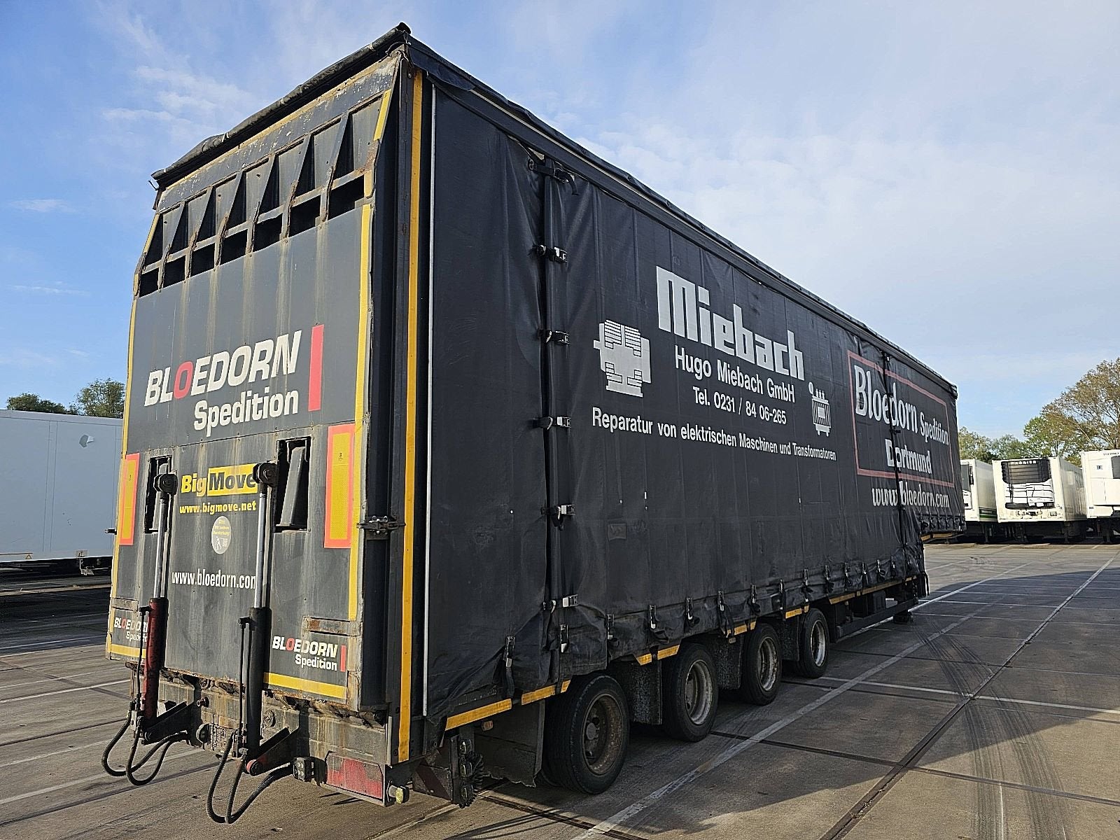 MEUSBURGER MPG4 4 AXLE machinetransp. ramp, Overige kleuren, Bedrijf, Aanhangers en Opleggers, Te koop