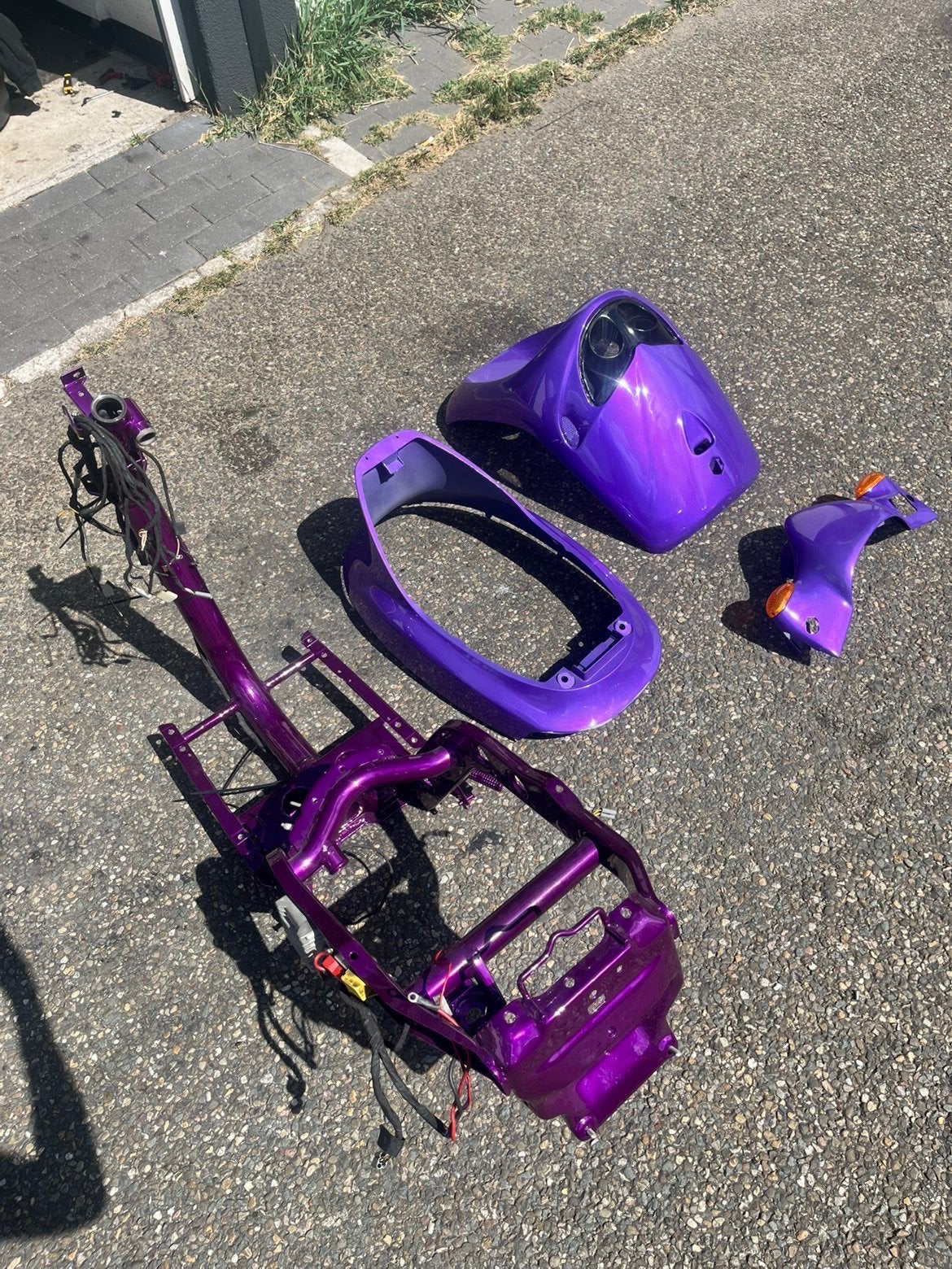 piaggio FR/Fastrider frame&kappen, Fietsen en Brommers, Ophalen, Zo goed als nieuw, Zip