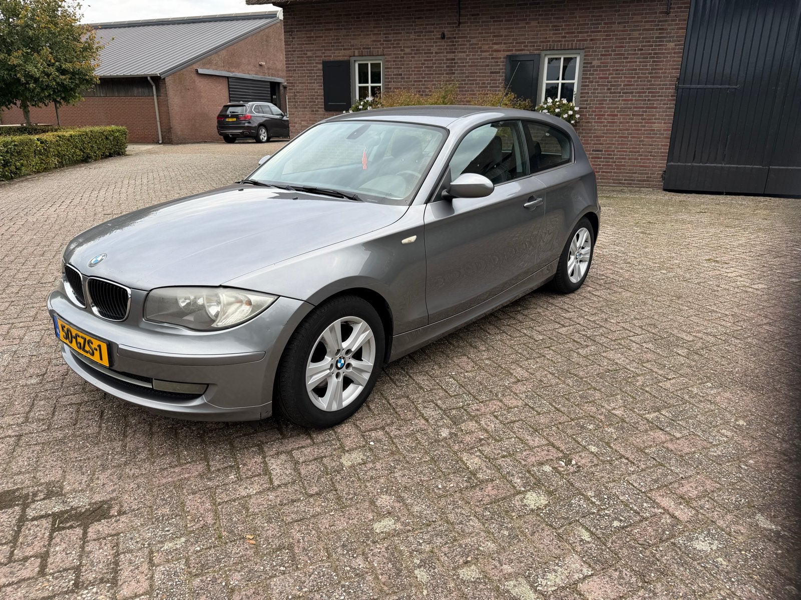 BMW 1-Serie 2.0 D 118 3DR 2008 Grijs, Auto's, 1-Serie, 1995 cc, 4 cilinders, Origineel Nederlands