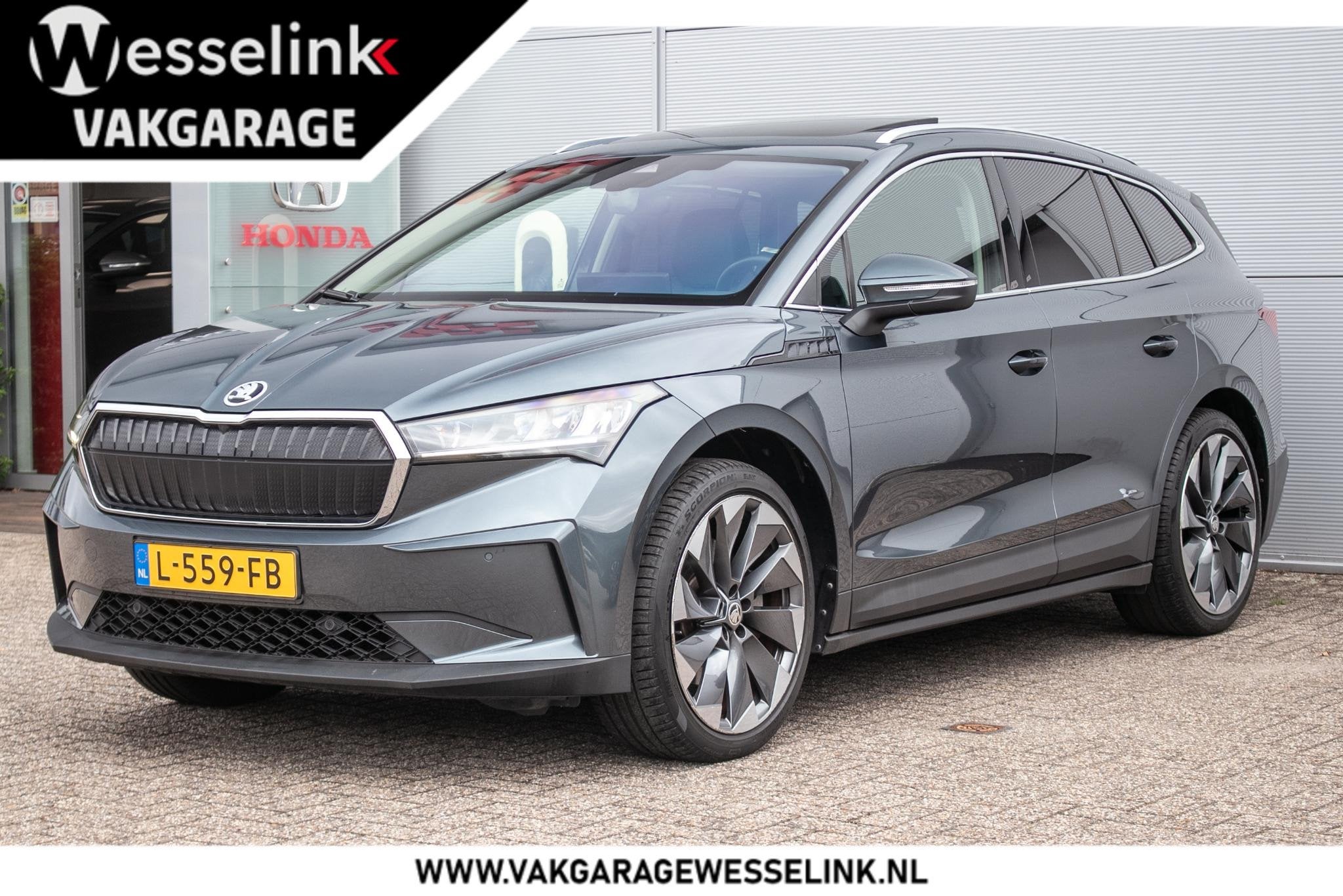 SKODA Enyaq iV 80 | SoH Accu 94% | Panoramadak | 21" LM velg, Auto's, Skoda, 390 km, Gebruikt, 495 min, 80 kWh
