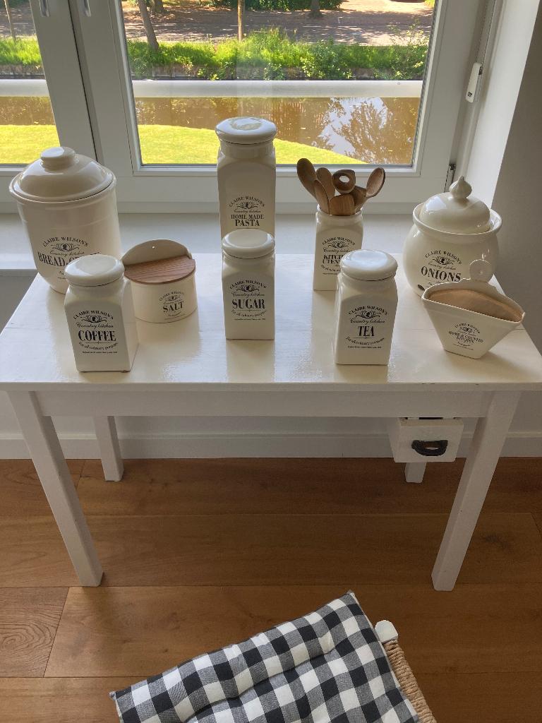 Set diverse Claire Wilson Country Kitchen potten, Ophalen, Overige typen, Zo goed als nieuw, Effen