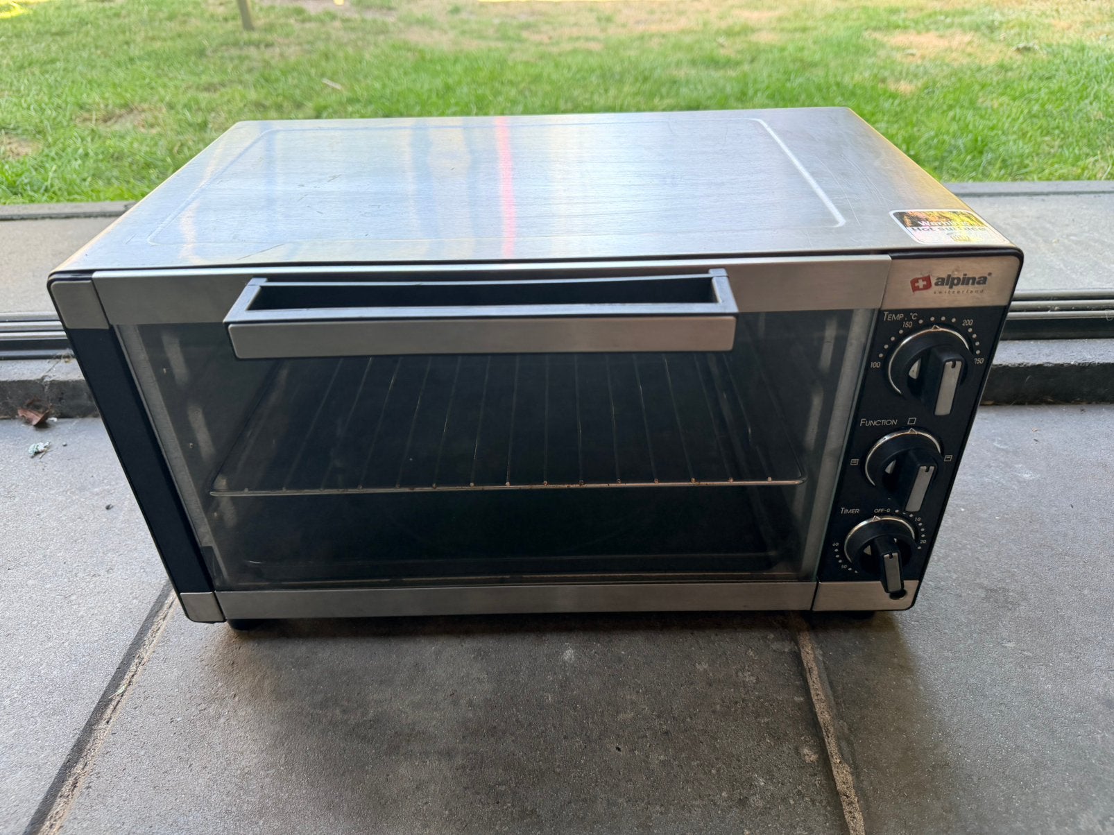 Alpina 800W Toaster Oven model SF-7617, Ophalen, Gebruikt