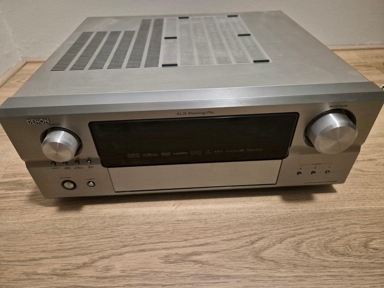 Denon AVR-2807 AV Surround Receiver - Zilver, Ophalen, Gebruikt, Denon, 120 watt of meer