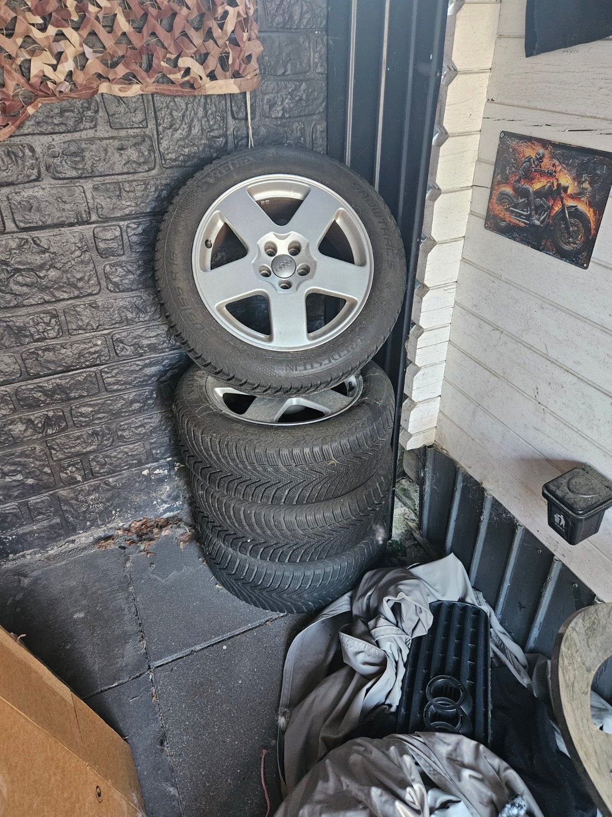Audi TT velgen, Ophalen