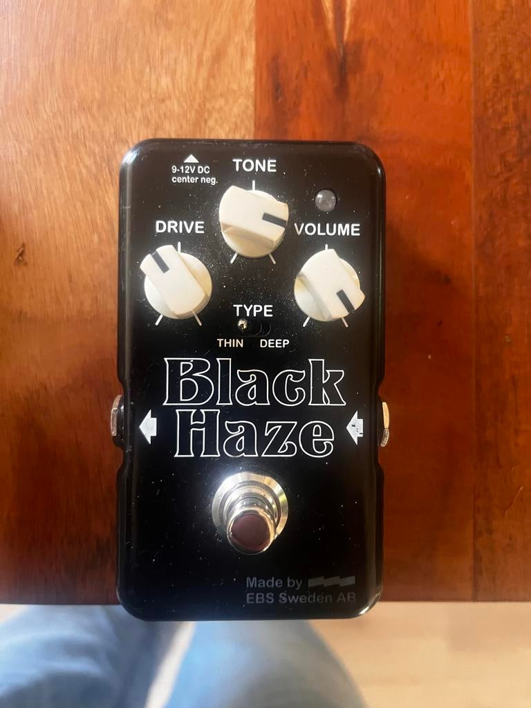 EBS Black Haze Overdrive Pedaal, Muziek en Instrumenten, Effecten, Ophalen of Verzenden, Zo goed als nieuw, Distortion, Overdrive of Fuzz