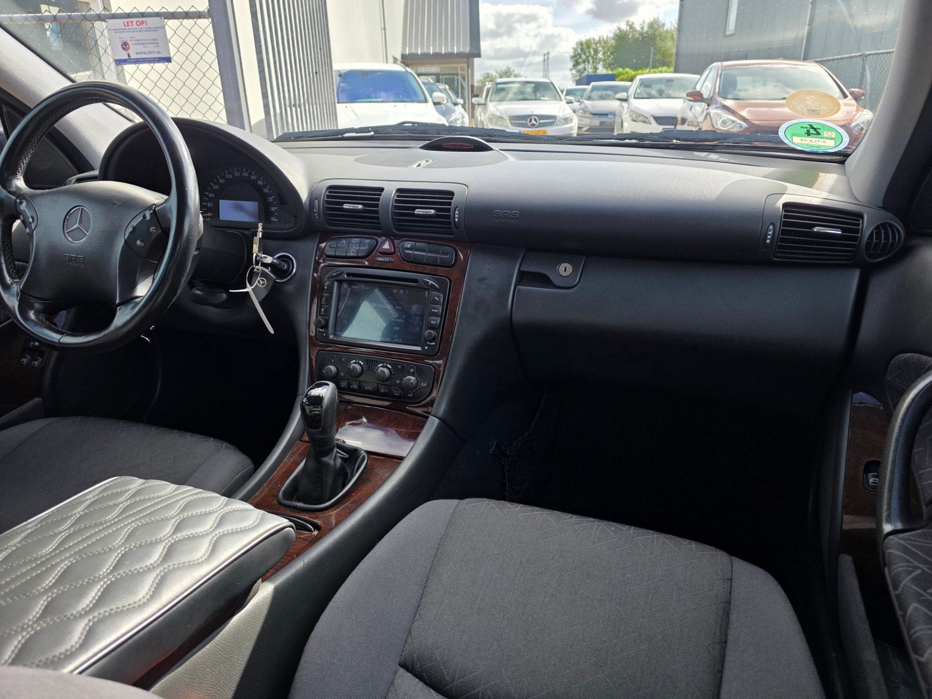 Mercedes-Benz C-klasse Combi 200 K. Classic goed onderhouden, Auto's, Gebruikt, 4 cilinders, 1796 cc, 163 pk