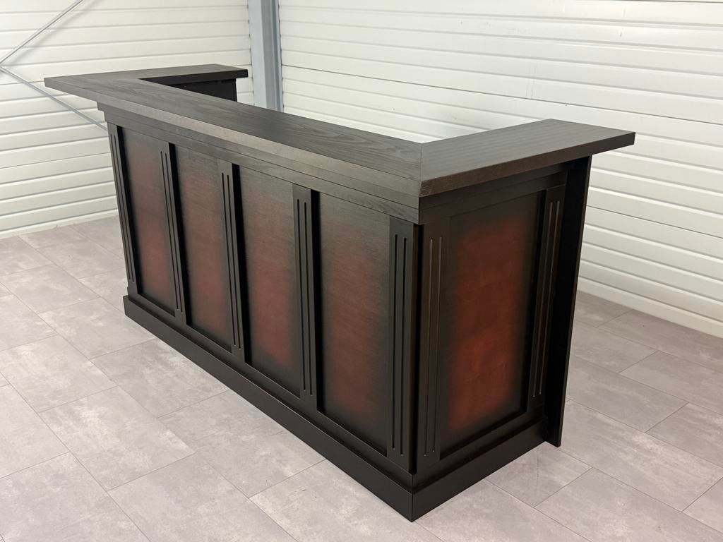 Voorjaarsaanbieding Bruine kroeg bar 240cm mancave  thuisbar, Ophalen, Info@123barren.nl, Nieuw, 123 Barren