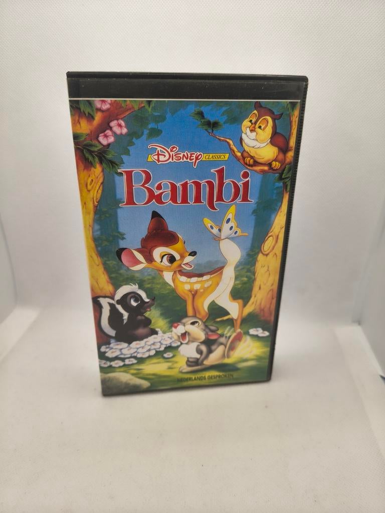 Disney Bambi VHS, Alle leeftijden, Ophalen of Verzenden, Gebruikt