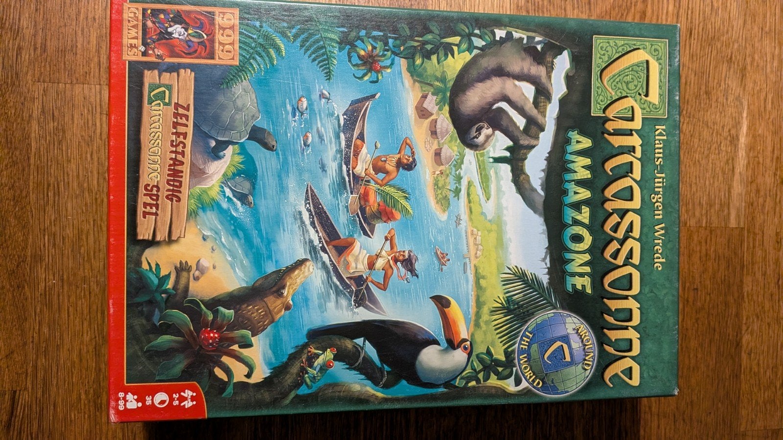 Carcassonne Amazone bordspel 999 games, Drie of vier spelers, Ophalen of Verzenden, Zo goed als nieuw, 999 Games