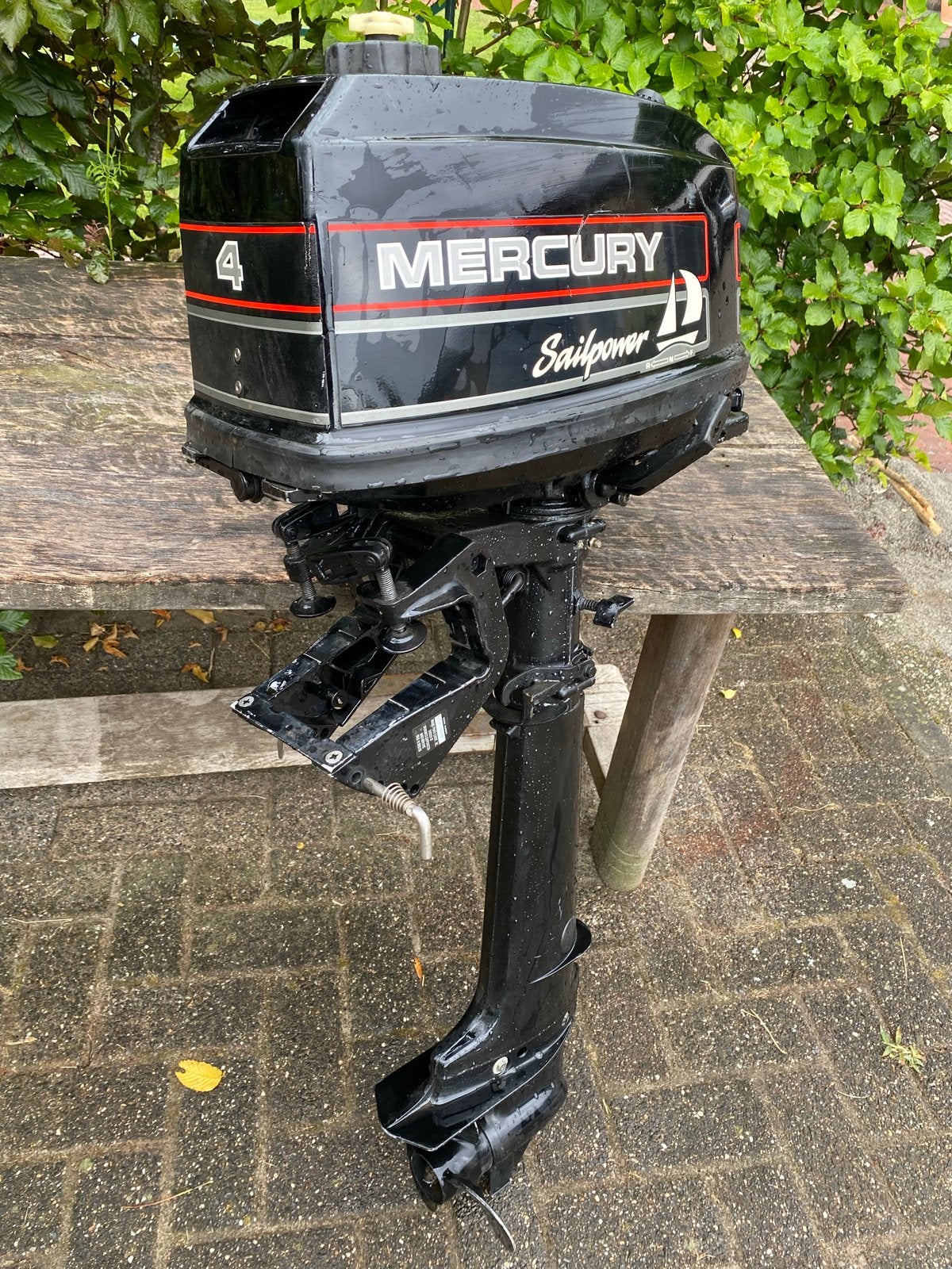 Mercury 4 Sailpower buitenboordmotor, Watersport en Boten, Buiten- en Binnenboordmotoren, Ophalen, Gebruikt, Minder dan 5 pk, Buitenboordmotor