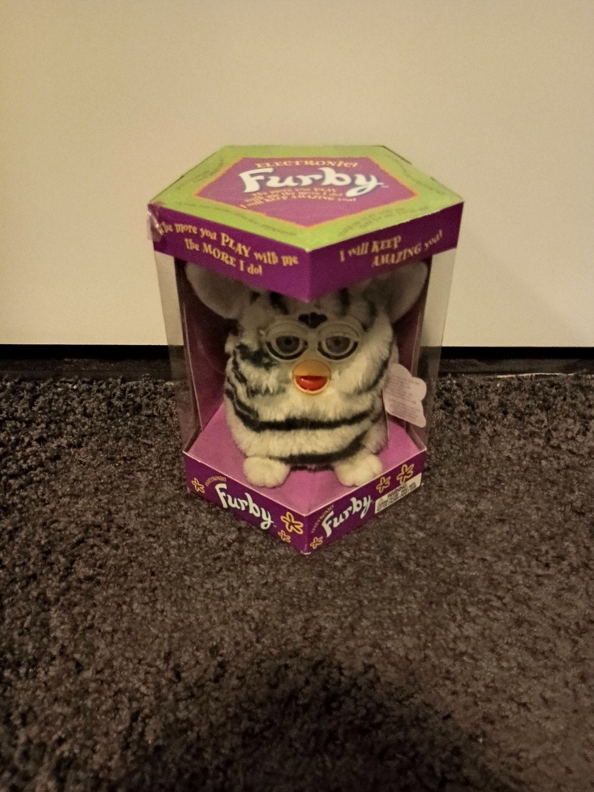 Vintage Furby Zebra nieuw in doos, Ophalen of Verzenden, Jongen of Meisje
