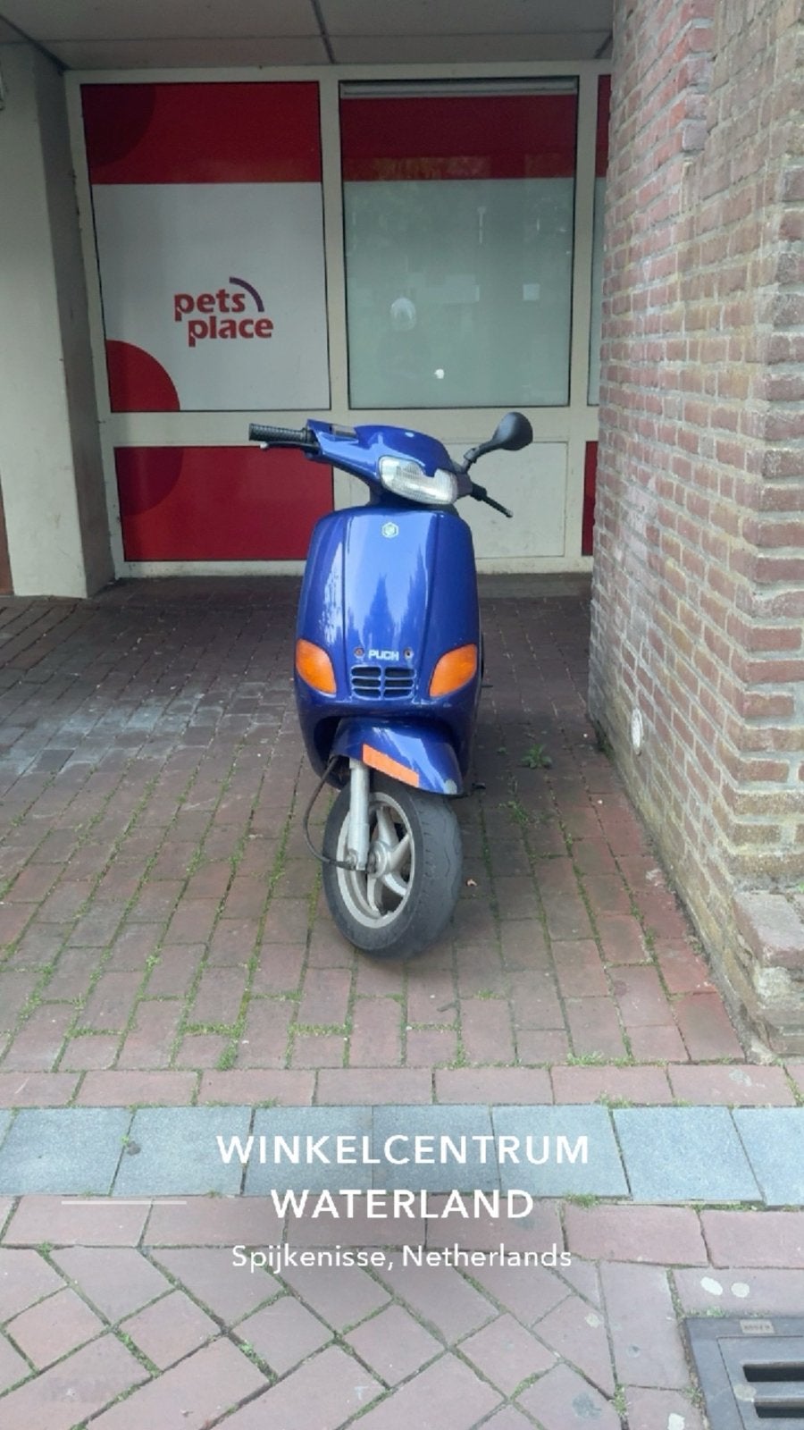Goed rijdende Piaggio Zip Type 3 70cc blauw plaat, Gebruikt, Zip, Ophalen of Verzenden, Benzine