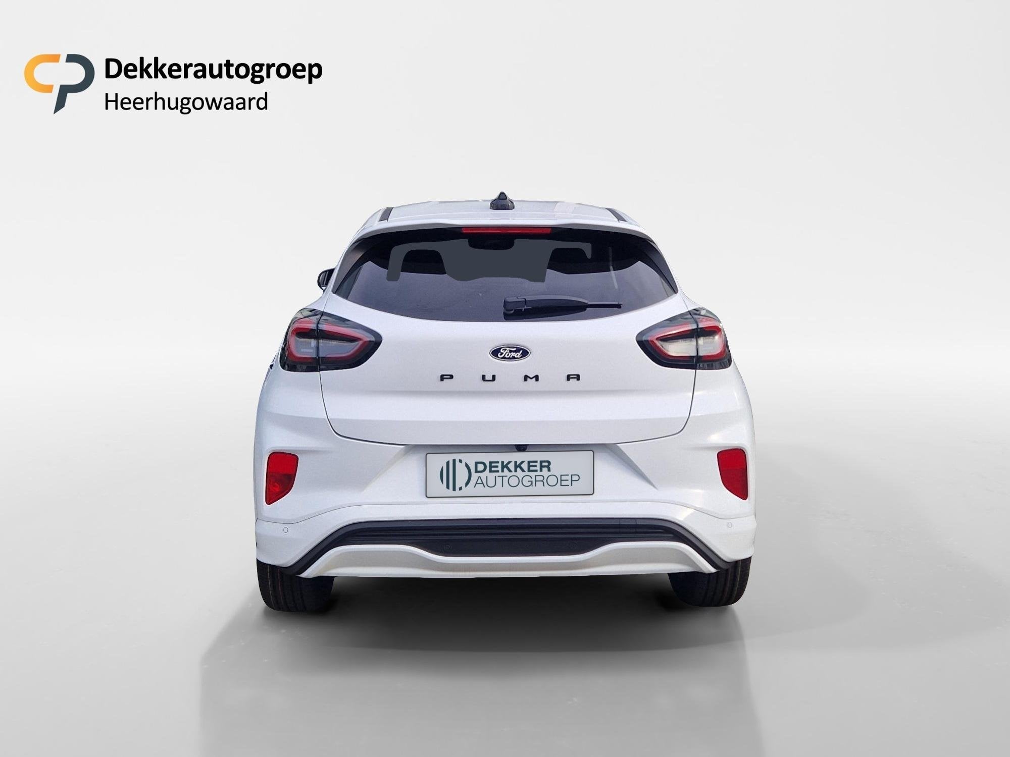 ford Puma 1.0 EcoBoost Hybrid 125PK ST-Line X 18 Inch velgen, Voorwielaandrijving, 125 pk, Leder en Stof, Wit