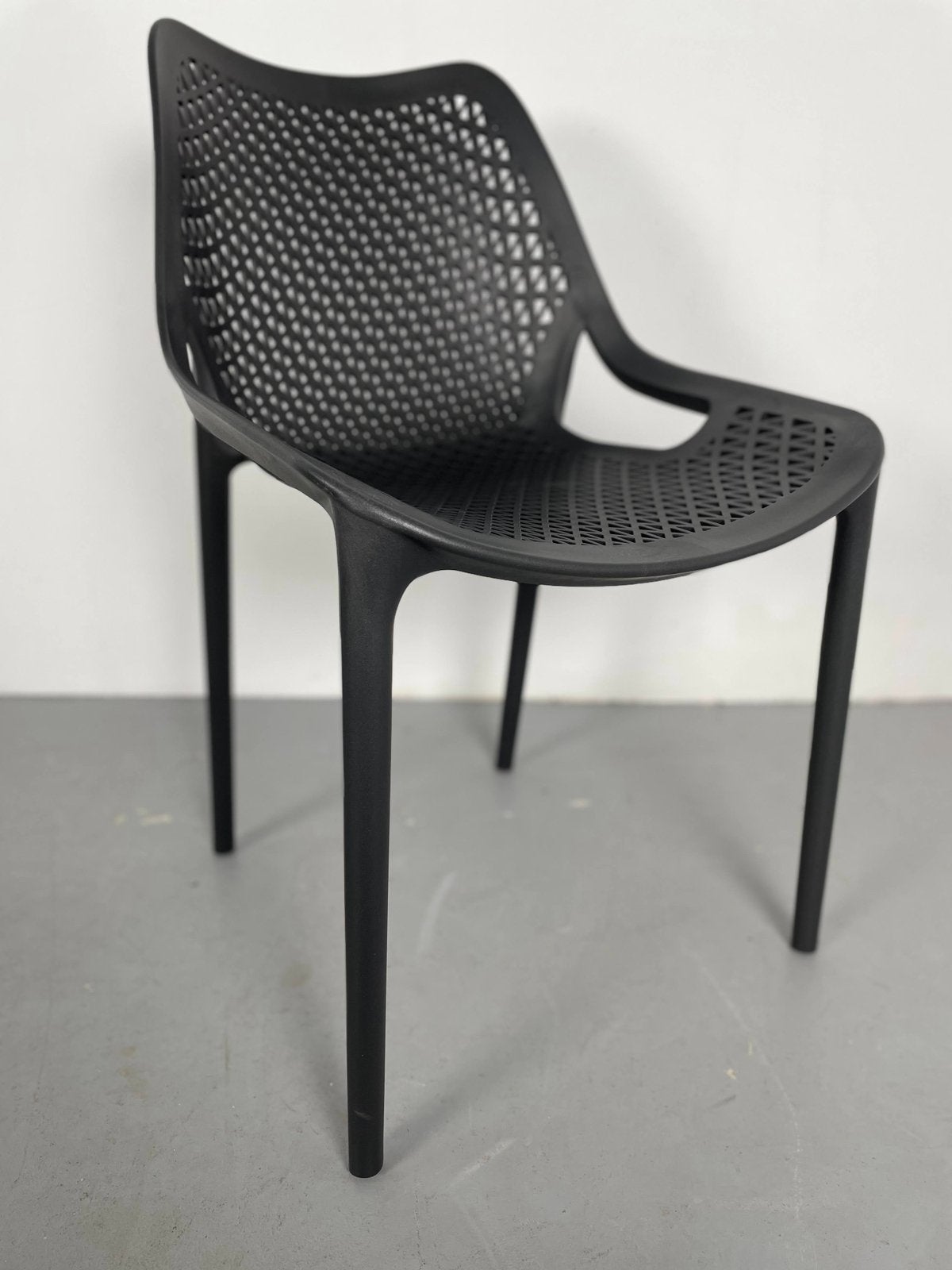 6x Luxe kuipstoelen voor binnen en buiten antraciet, Ophalen, Kunststof, Nieuw, X