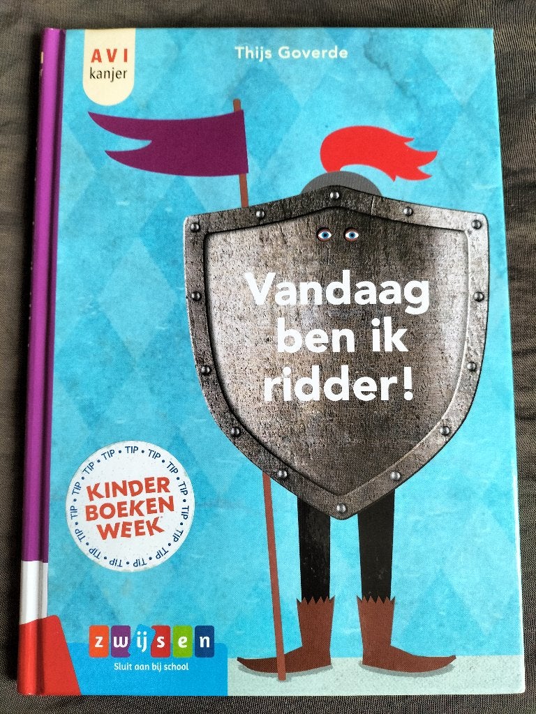 Thijs Goverde - Vandaag ben ik ridder! / AVI kanjer, avi E3, Ophalen of Verzenden, Zo goed als nieuw, Thijs Goverde, Fictie algemeen