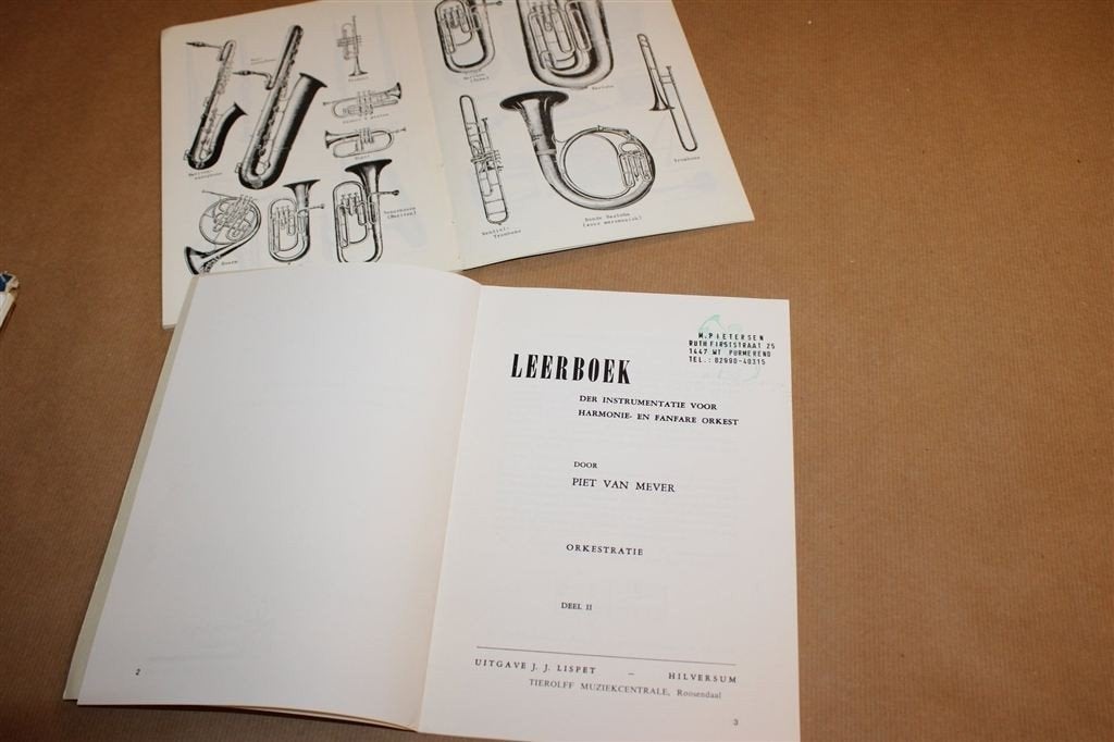 Leerboek der Instrumentatie — Harmonie en Fanfare 2 Delen, Ophalen of Verzenden, Gelezen