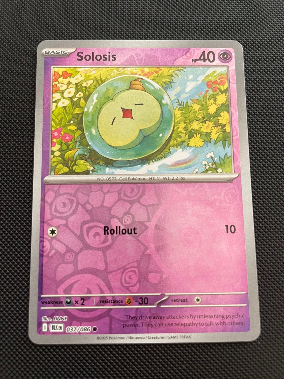 Solosis 037/086 Reverse Holo Black Bolt Packfresh, Verzenden, Zo goed als nieuw