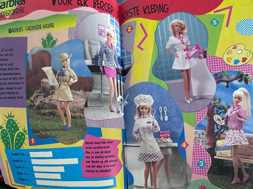 Barbie vrije tijd boek. En nr120 magazine 1997 € 3,50, Ophalen of Verzenden, Zo goed als nieuw