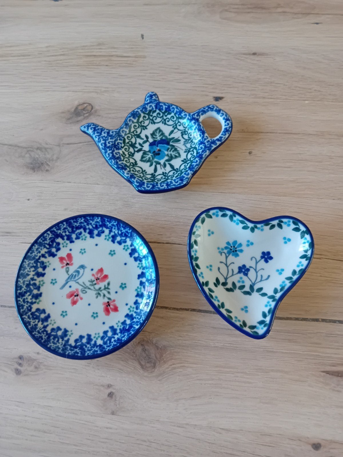Diverse Bunzlau theetipjes - per stuk te koop, Ophalen of Verzenden, Nieuw, Keramiek, Landelijk/Boerenbont