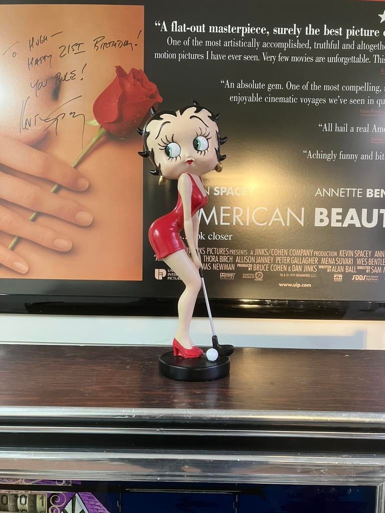 Nieuw Betty Boop beeld handgeschilderd, Ophalen of Verzenden, Nieuw, Mens