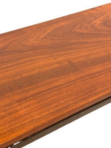 Vintage Teak Fineer Audio Trolley Bijzettafel Jaren '60, Gebruikt, Vintage, 60 cm of meer, Rechthoekig