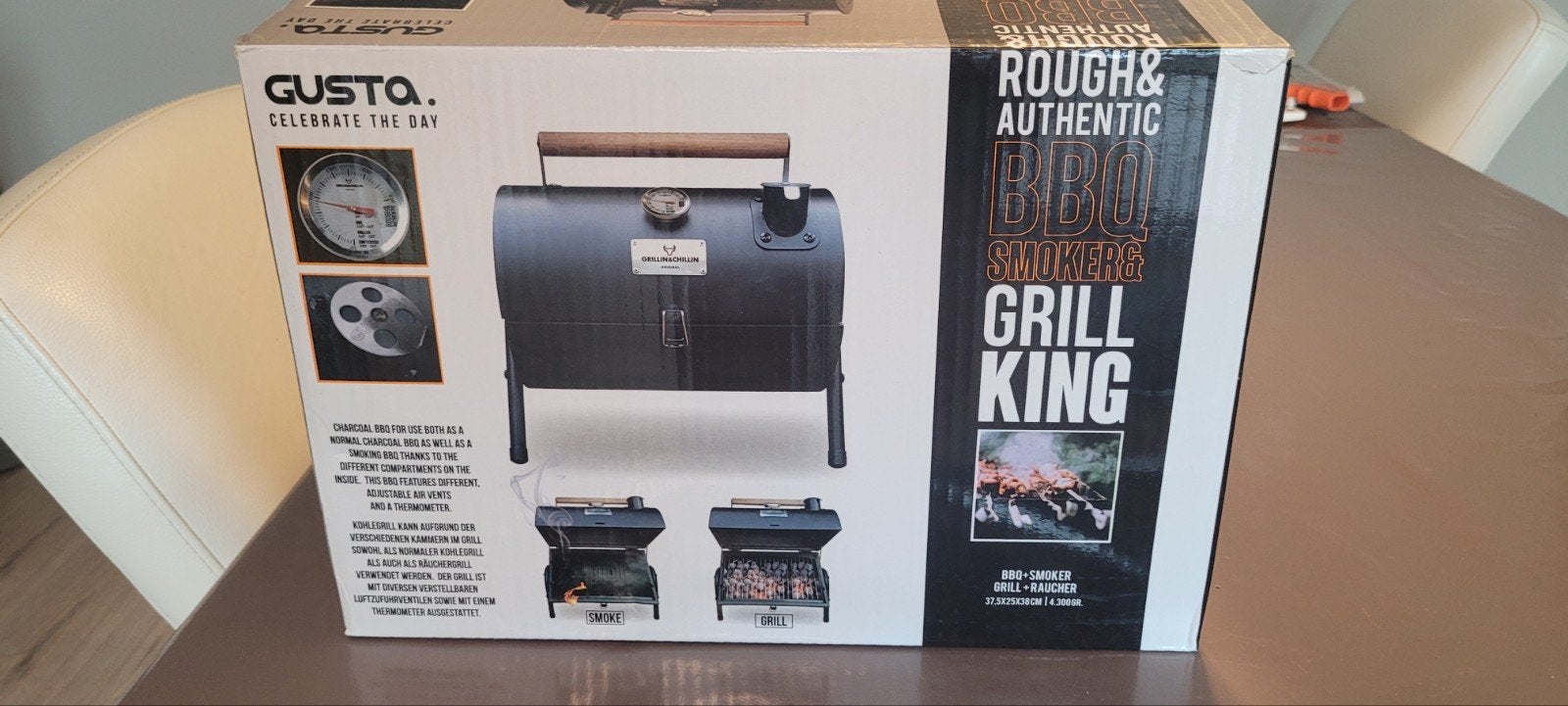 Gusto bbq nieuw in doos, Tuin en Terras, Houtskoolbarbecues, Ophalen, Nieuw