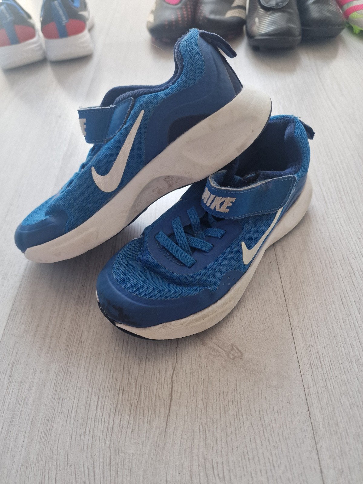 Blauwe Nike kinderschoenen - Maat 28, Ophalen, Gebruikt, Jongen of Meisje, Schoenen