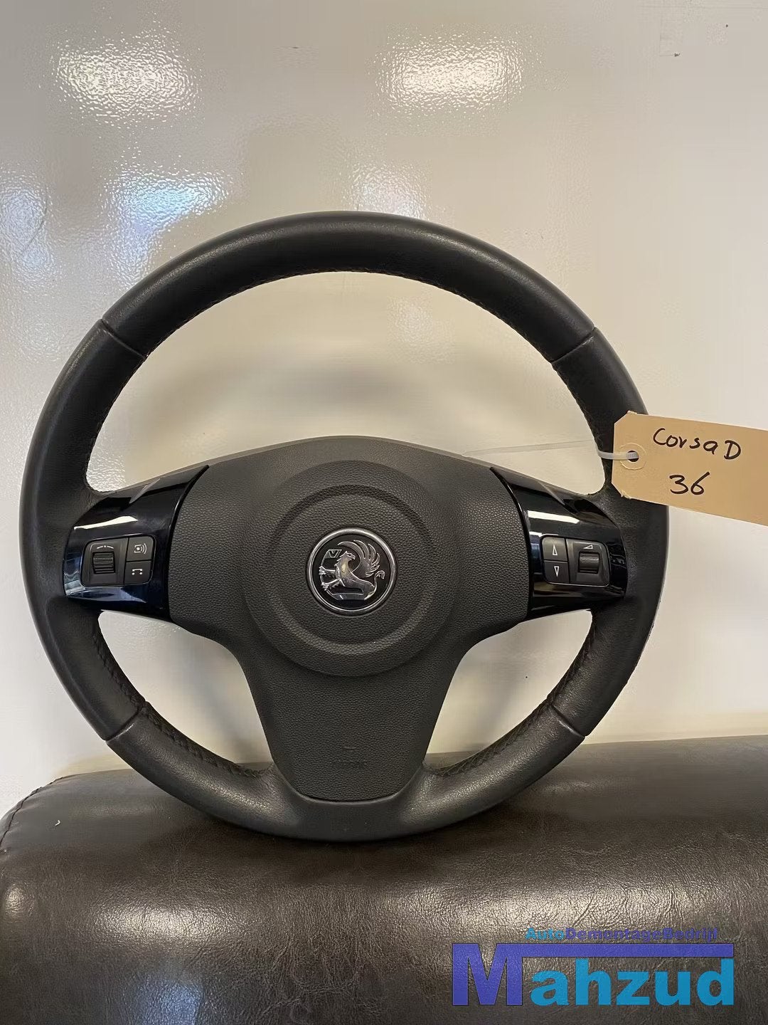 OPEL CORSA D zwart stuur met airbag stuurwiel, Gebruikt, Opel Automobile GmbH, Ophalen of Verzenden, Kontakt@opel-infoservice.de