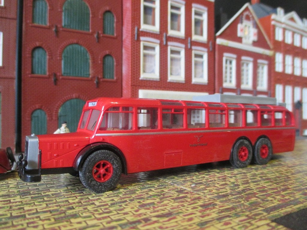 1938 Mercedes Benz O 10.000 - Brekina Deutsche Reichsbahn, Ophalen of Verzenden, Gebruikt, Bus of Vrachtwagen, Brekina