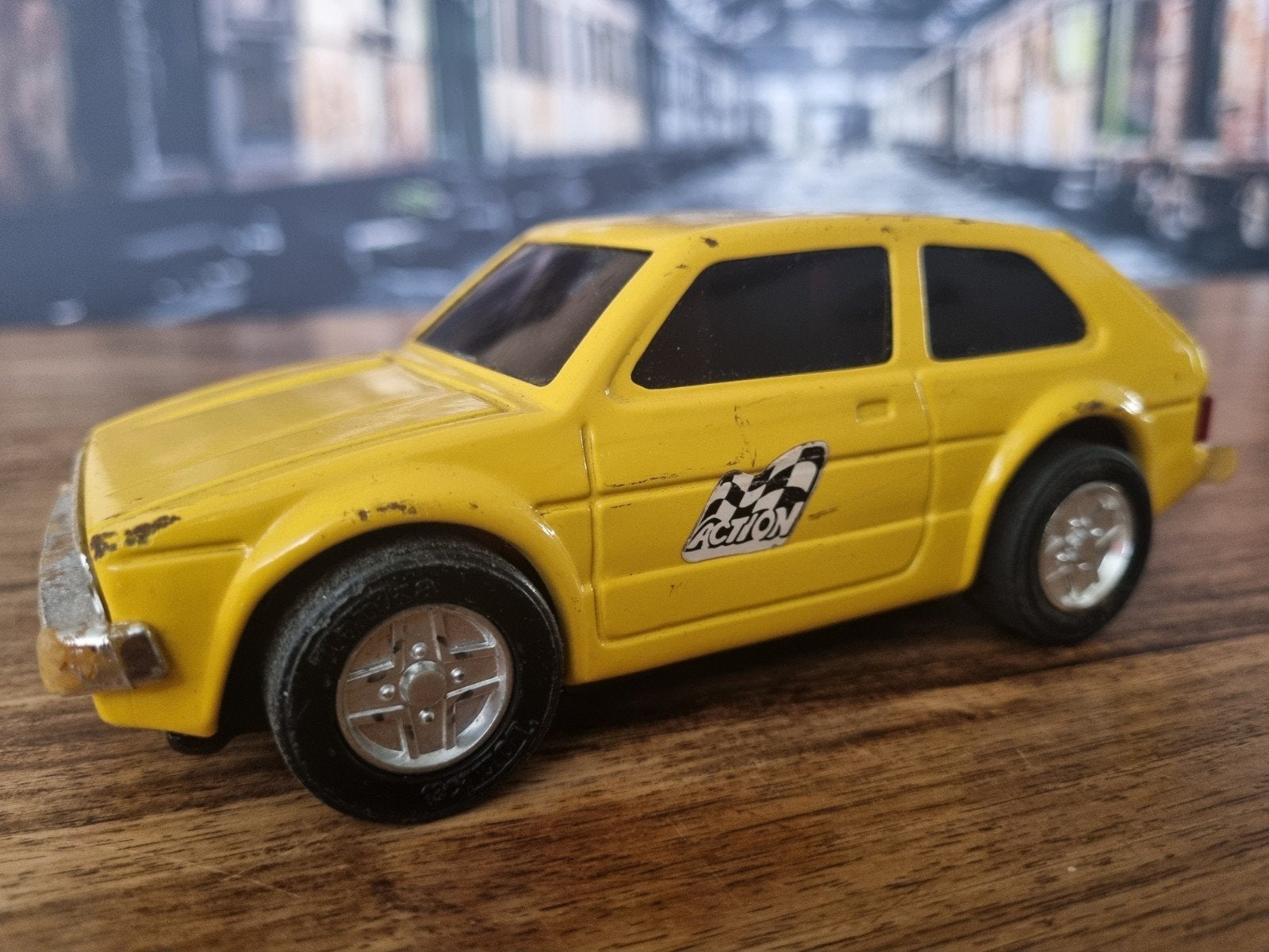 Zware Vintage Tonka VW Rabbit - Made in Japan, Ophalen, Gebruikt, Auto's