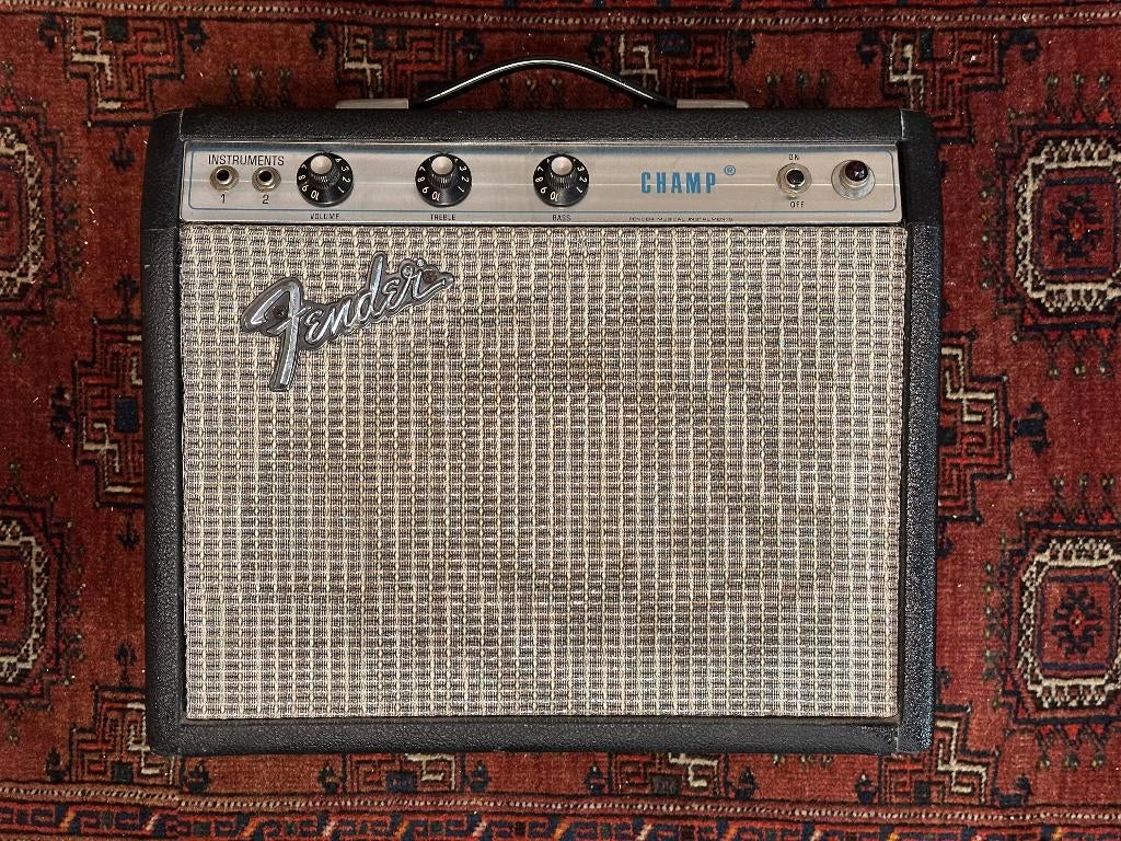 Fender Champ versterker '70s gereviseerd, Ophalen of Verzenden, Gebruikt, Gitaar, Minder dan 50 watt