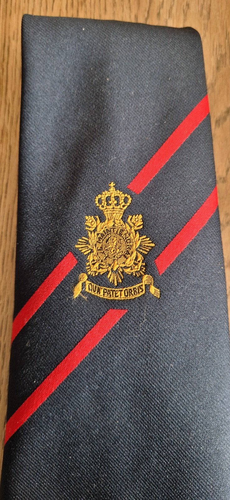 Vintage Marine stropdas - Contact Oud Mariniers, Verzamelen, Ophalen of Verzenden, Marine, Nederland
