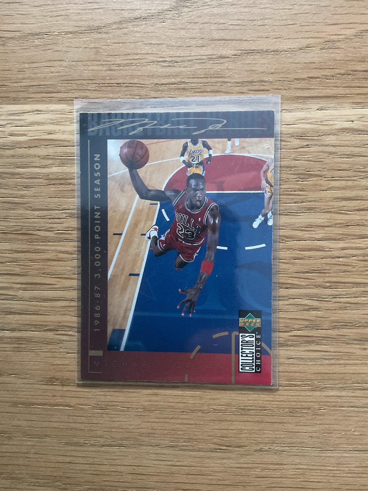 Michael Jordan 1994-95 Upper Deck Collector's Choice, Ophalen of Verzenden, Zo goed als nieuw, Overige sporten, Spelerskaart