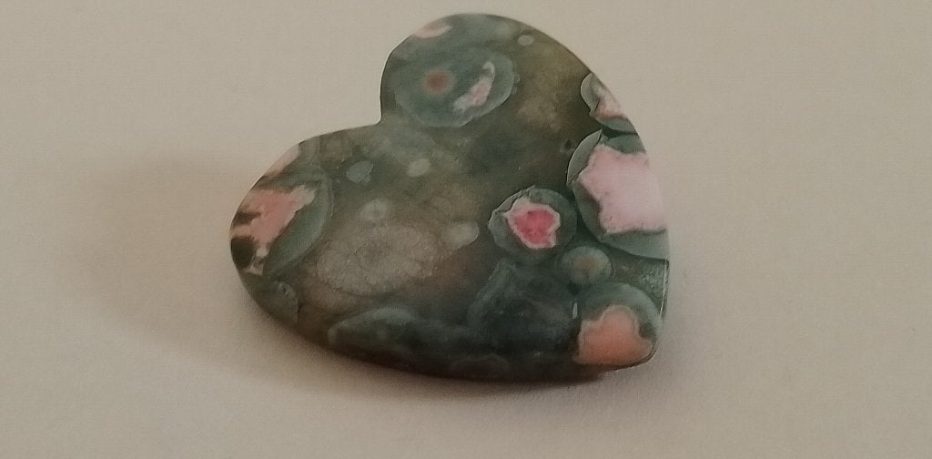 Groene Jaspis Hart - Uniek Mineraal, Verzenden, Mineraal