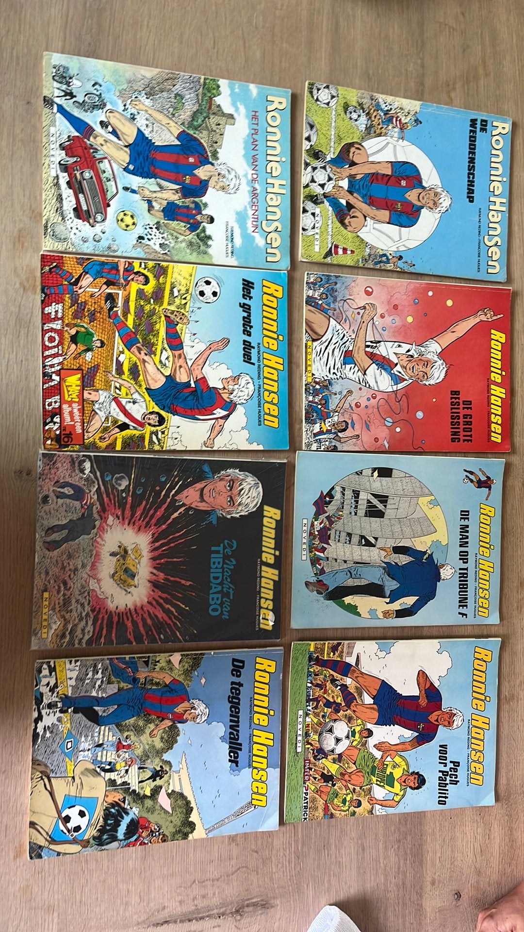 Ronnie Hansen stripboeken, Gelezen, Raymond Reding, Ophalen of Verzenden, Meerdere stripboeken