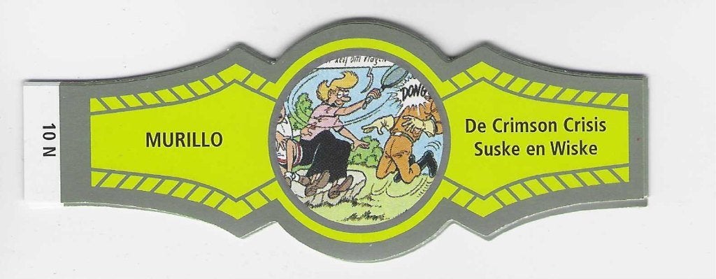reeks 2651  suske en wiske 1-10 sigarenbanden, Ophalen of Verzenden, Zo goed als nieuw, Sigarenbandjes