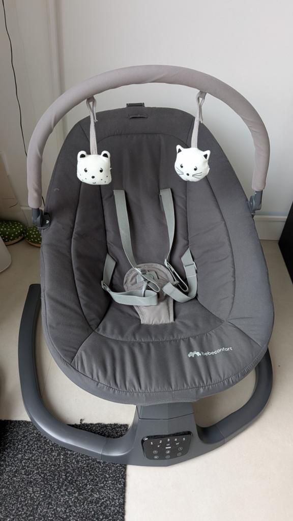 Bebeconfort Jolanda electrische wipstoel, Kinderen en Baby's, Wipstoeltjes, Ophalen, Zo goed als nieuw, Wipstoel, Met gordel(s) of riempje(s)