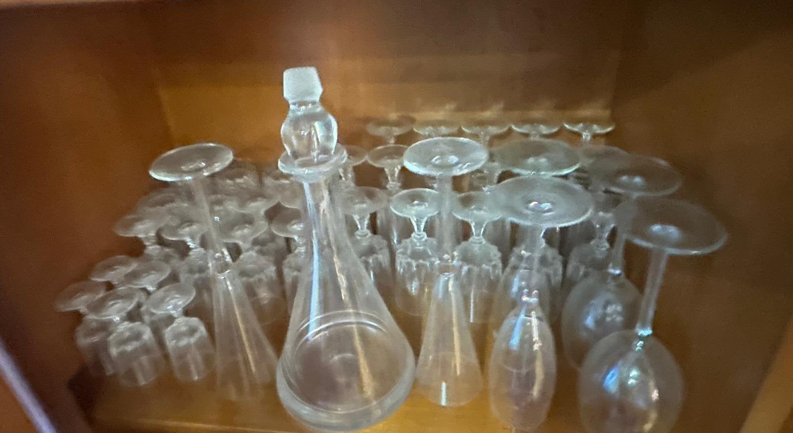 Kristal glas servies, Ophalen, Zo goed als nieuw, Overige typen