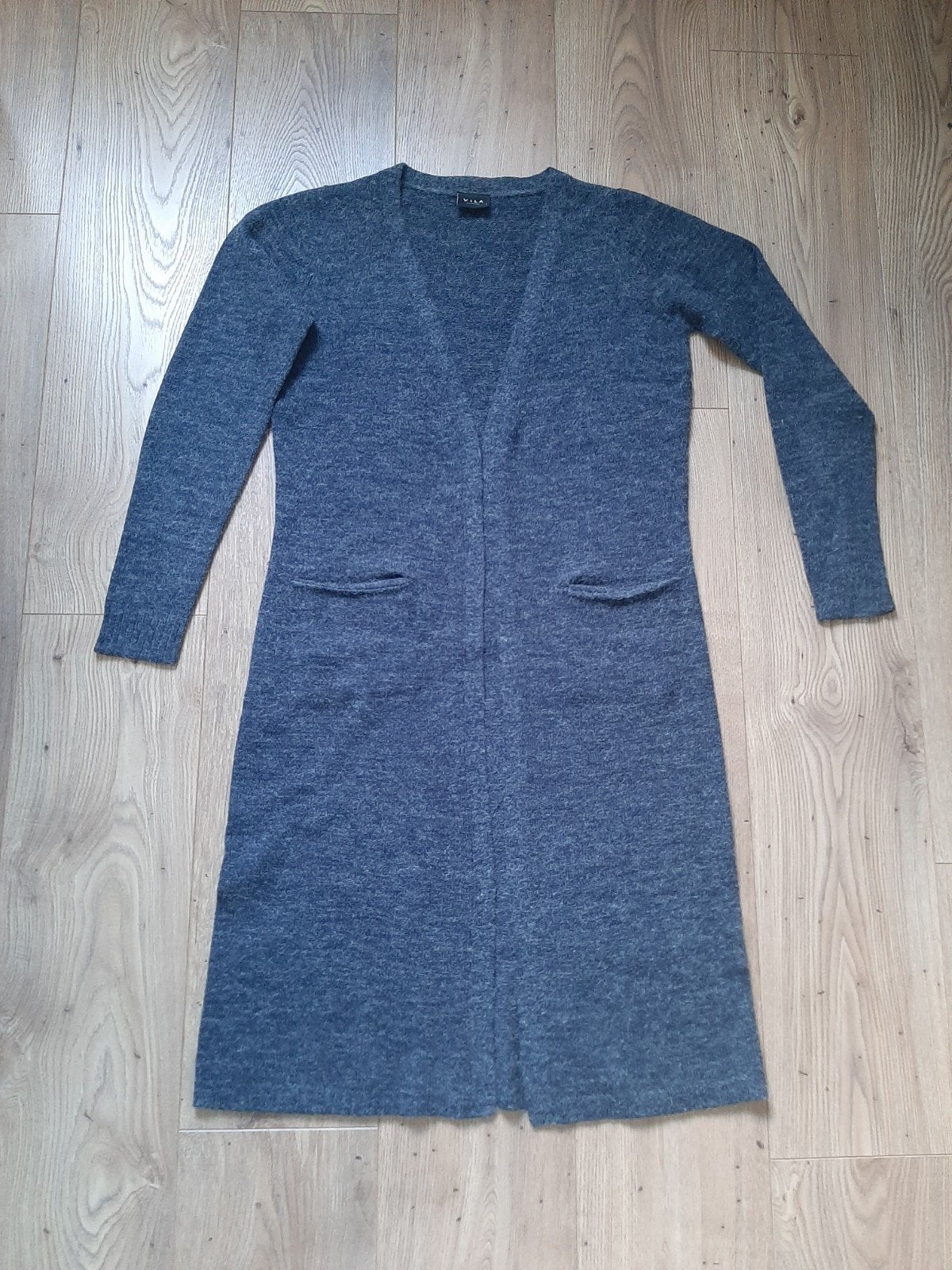als nieuw... jeansblauw vest mt S Vila, Blauw, Vila, Ophalen of Verzenden, Zo goed als nieuw